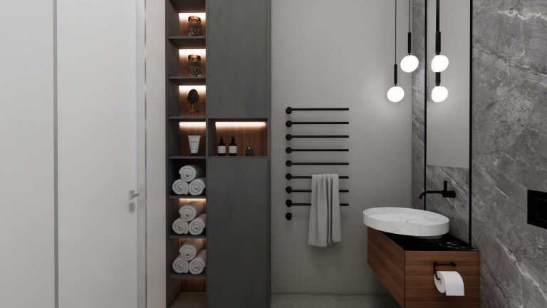 Bad_Einbauschrank_Innenarchitektur Muenchen_Innenarchitektur Federleicht