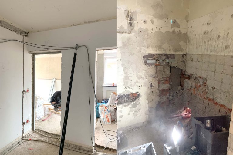 Innenarchitektur München - Baustelle Komplettsanierung Wohnung