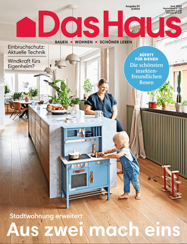 Titelseite der Zeitschrift Das Haus mit Küchenszene