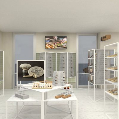 Innenarchitektur Federleicht Entwurf Konzept Ladenbau Shop Design Werkzeughandel​