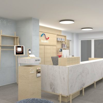 Innenarchitektur Federleicht Projekt Shop Konzept Ladenbau ResMed GmbH und Co. KG