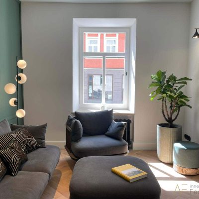 Wohnbereich_Innenarchitektur Muenchen_Innenarchitektur Federleicht