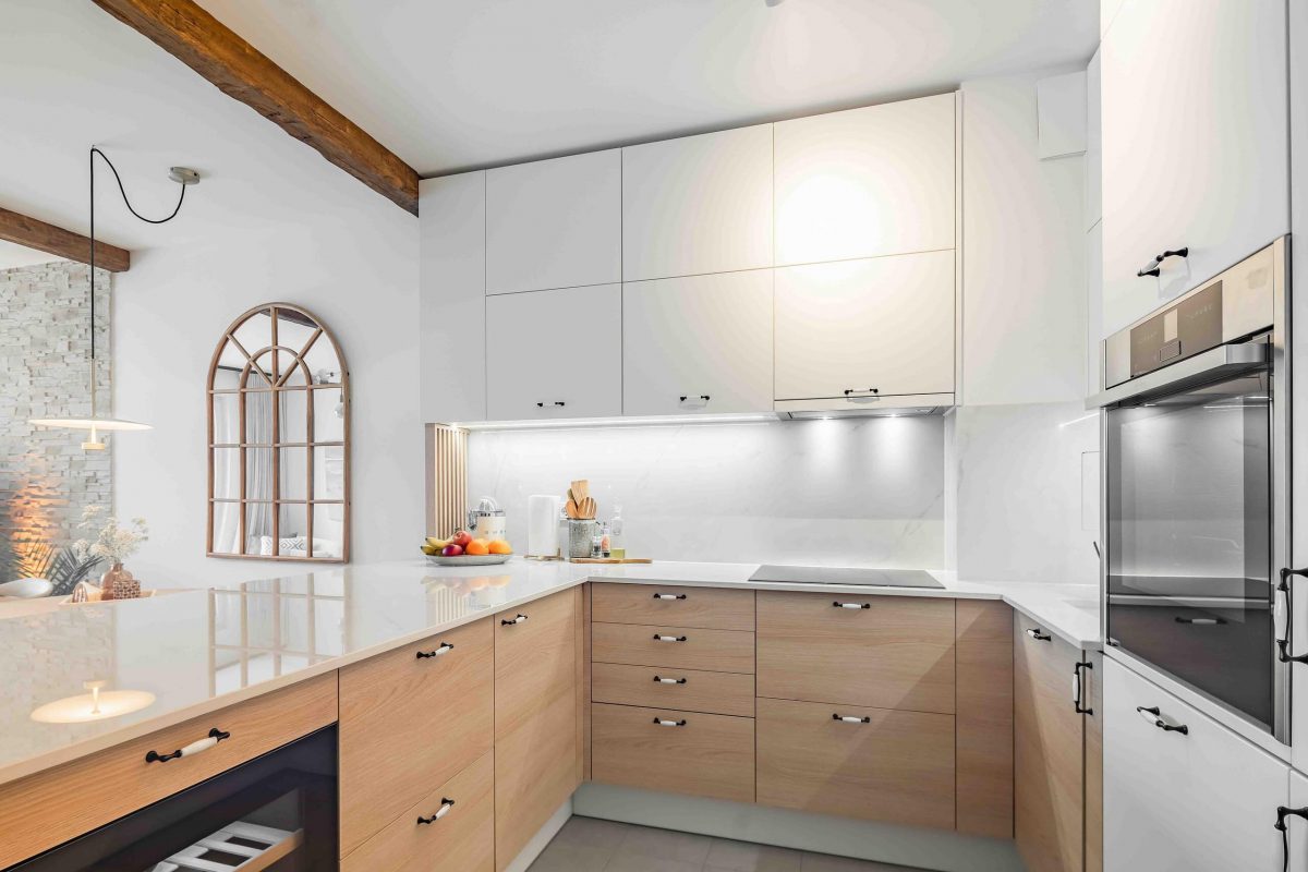 Innenarchitektur Federleicht München Entwurf Neubauwohnung Küche