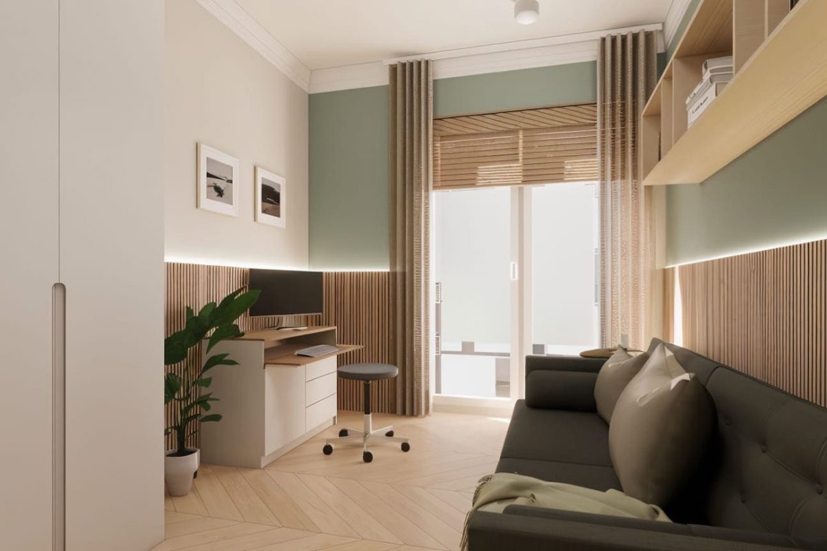 Innenarchitektur München - Innenarchitektur Federleicht: Modernes Arbeitszimmer in München mit funktionalem Design