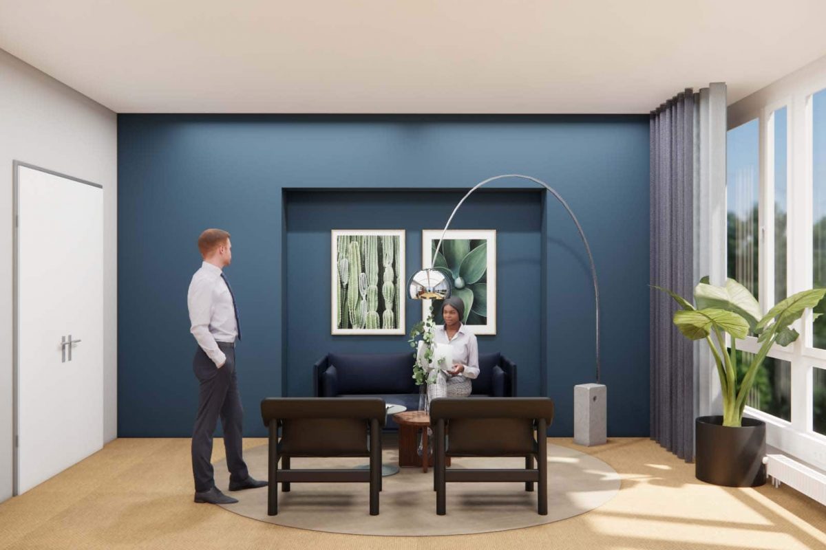 Innenarchitektur München - Büroplanung / Bürogestaltung, Meetingbereich des Vorstands