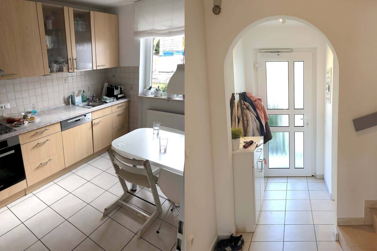 Innenarchitektur München – Umbau Reihenhaus / Vorher Fotos