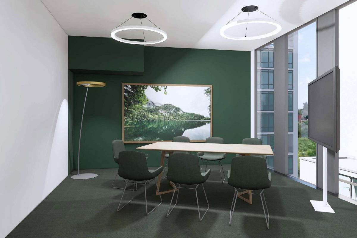 Innenarchitektur München – Bürogestaltung / Büroplanung, Meetingraum bei Tengelmann Twenty-One KG in München